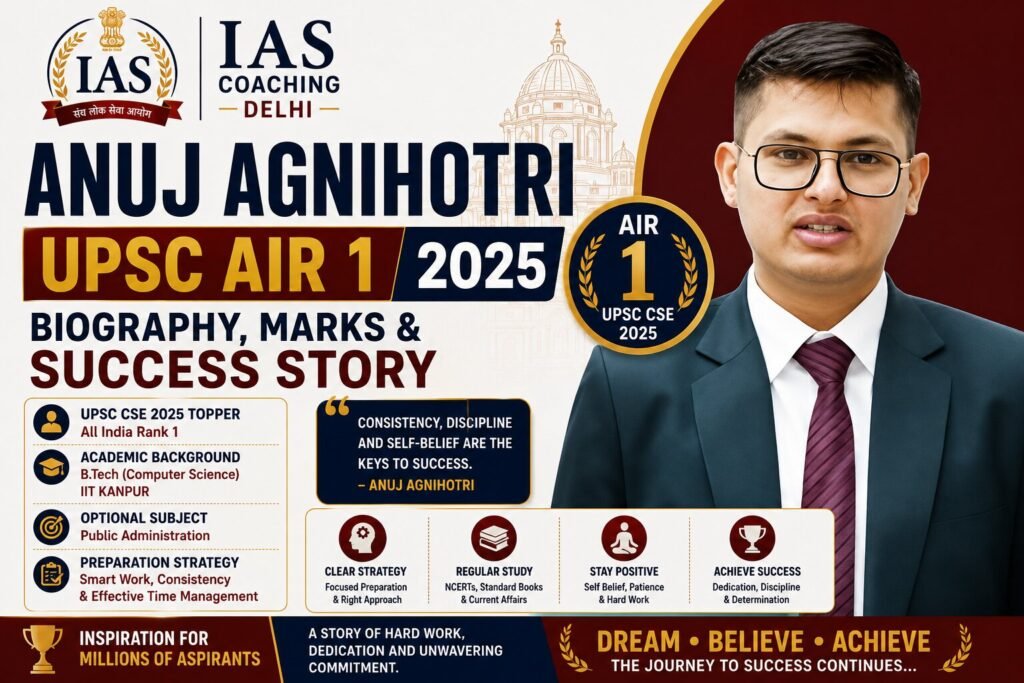 Anuj Agnihotri UPSC Topper