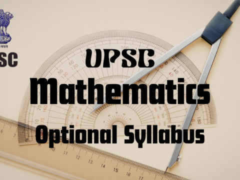 UPSC Mathematics Optional Syllabus
