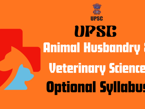 UPSC Animal Husbandry & Veterinary Science optional syllabus 2026