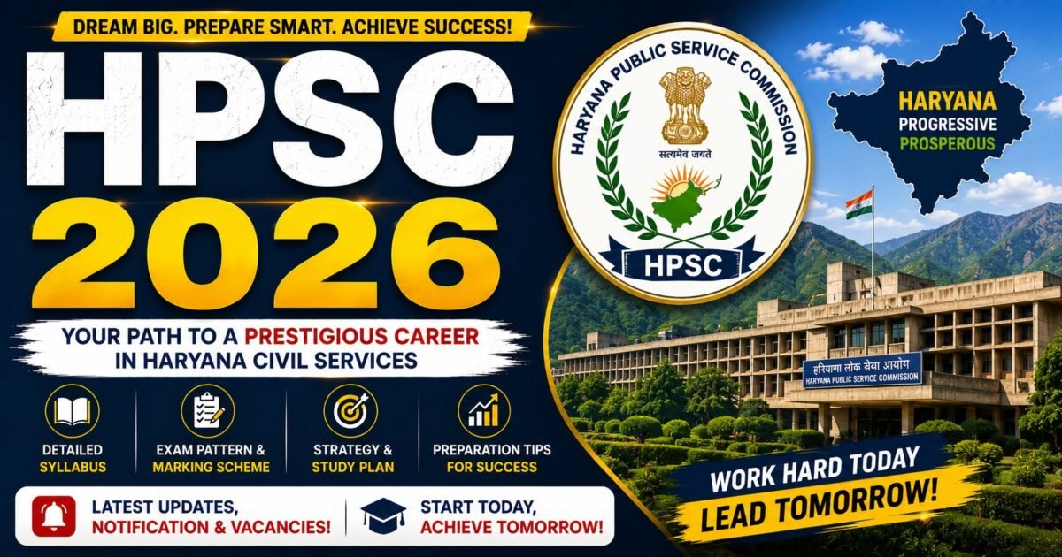 HPSC 2026 – Notification, Eligibility, Syllabus, Age & Full Guide