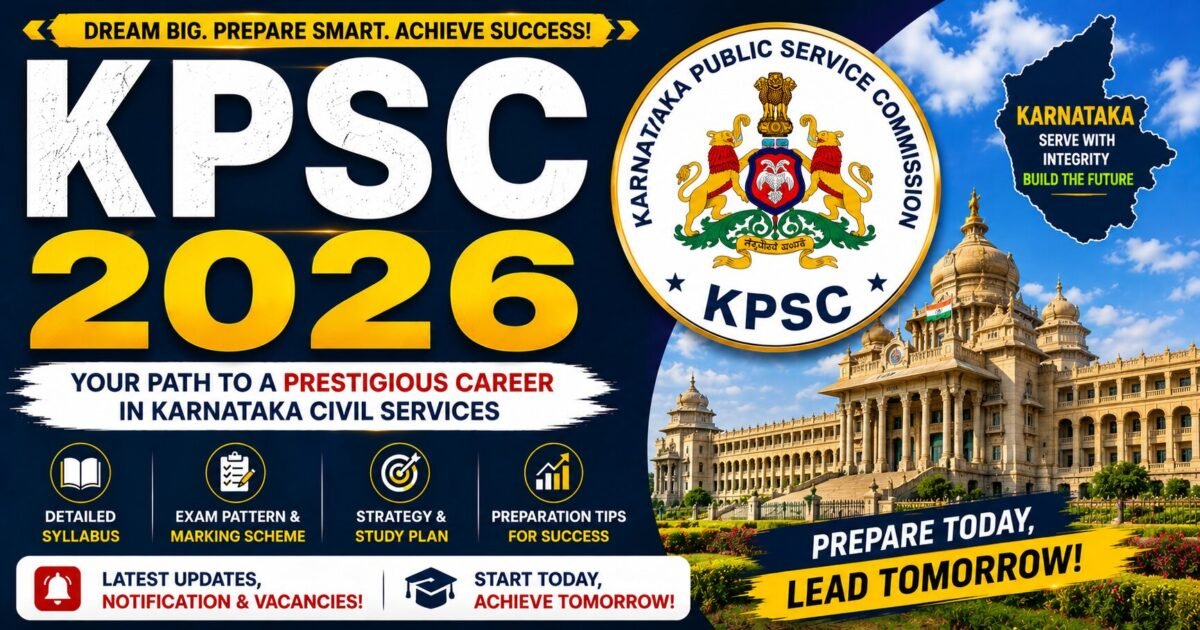 KPSC 2026 – Notification, Eligibility, Syllabus, Age & Full Guide