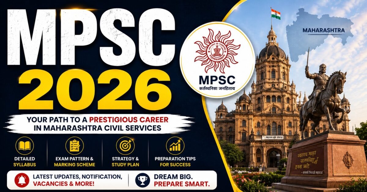 MPSC 2026 – Notification, Eligibility, Syllabus, Age & Full Guide