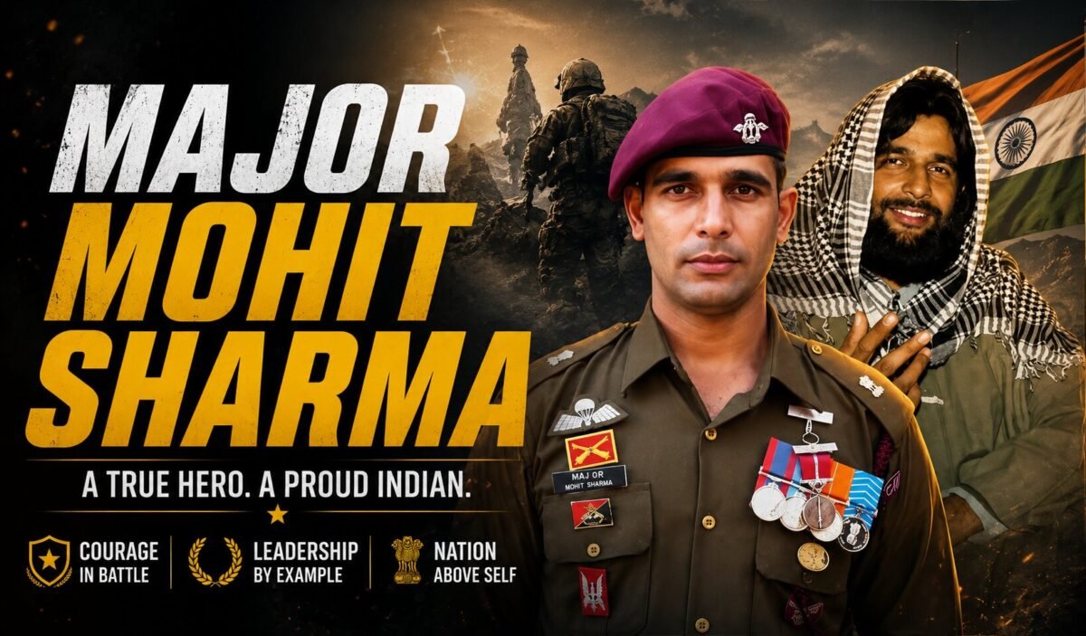 Who Was Major Mohit Sharma and Why Is He Remembered?