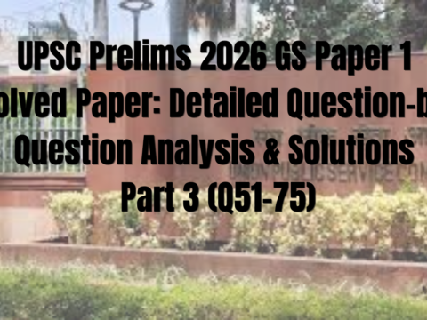 UPSC Prelims 2026 GS Paper 1 Answer Key