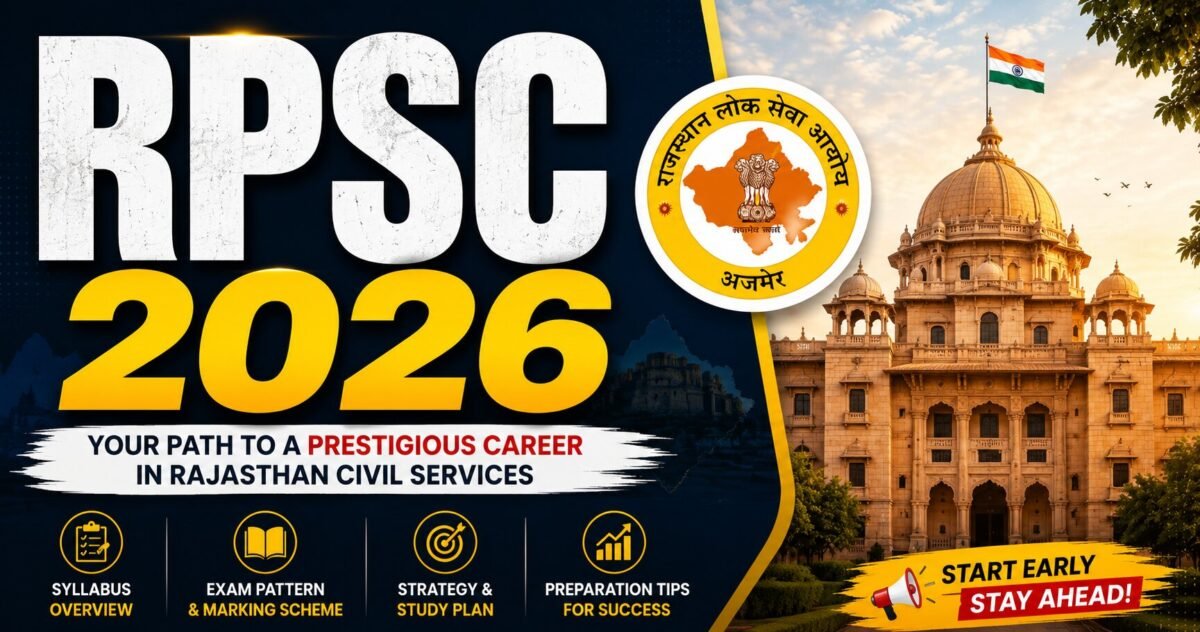 RPSC 2026 – Notification, Eligibility, Syllabus, Age & Full Guide