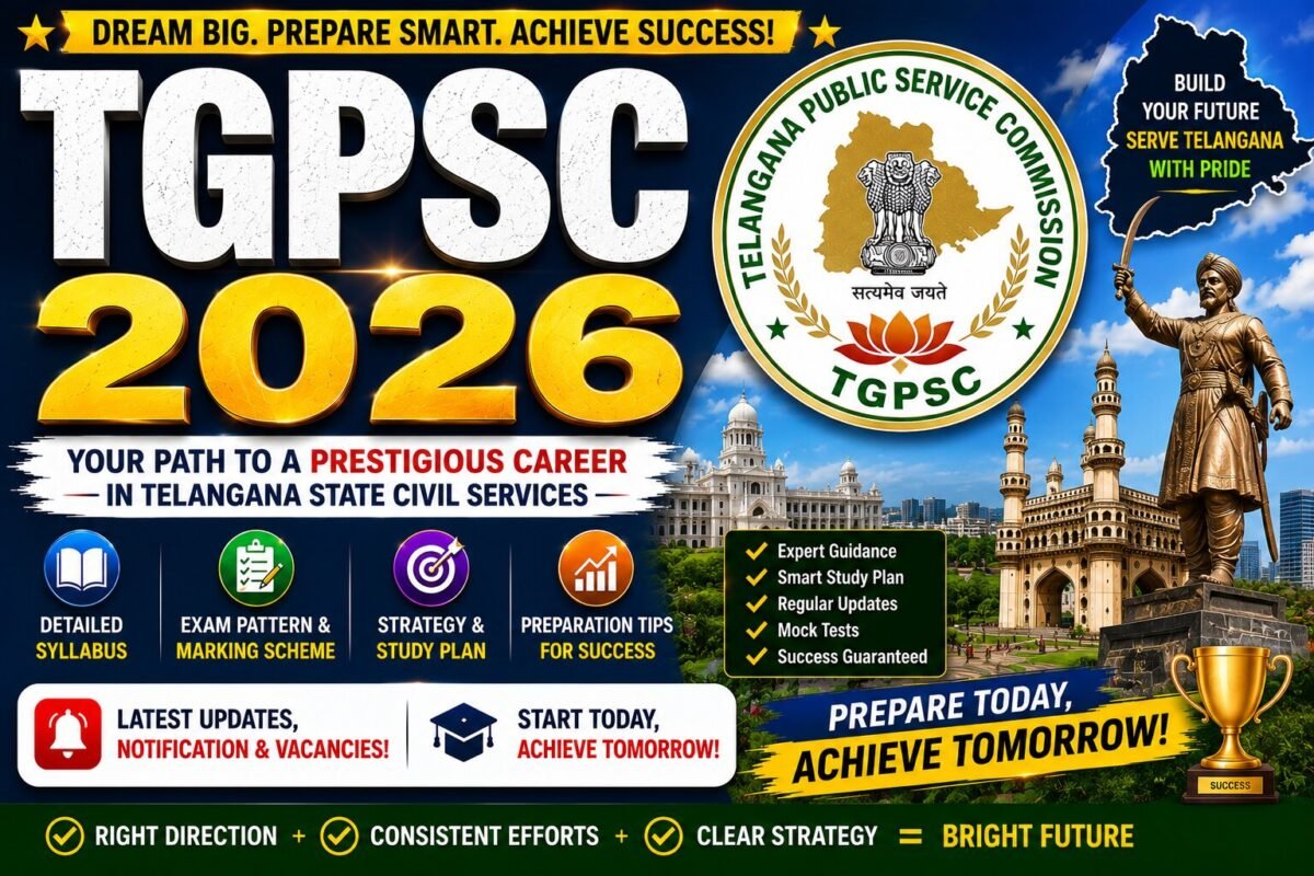 TGPSC 2026 – Notification, Eligibility, Syllabus, Age & Full Guide