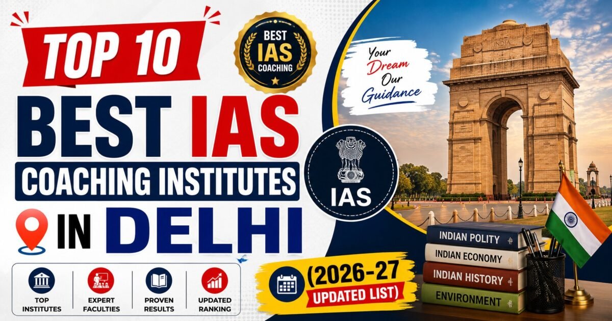 Top 10 Best IAS Coaching Institutes in Delhi (2026-27 Updated List)