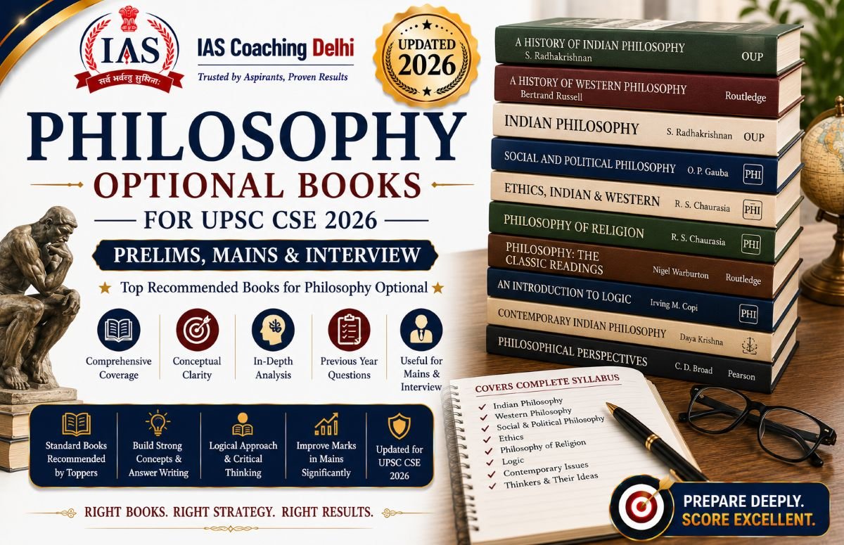 Best Philosophy Optional Books for UPSC CSE 2026
