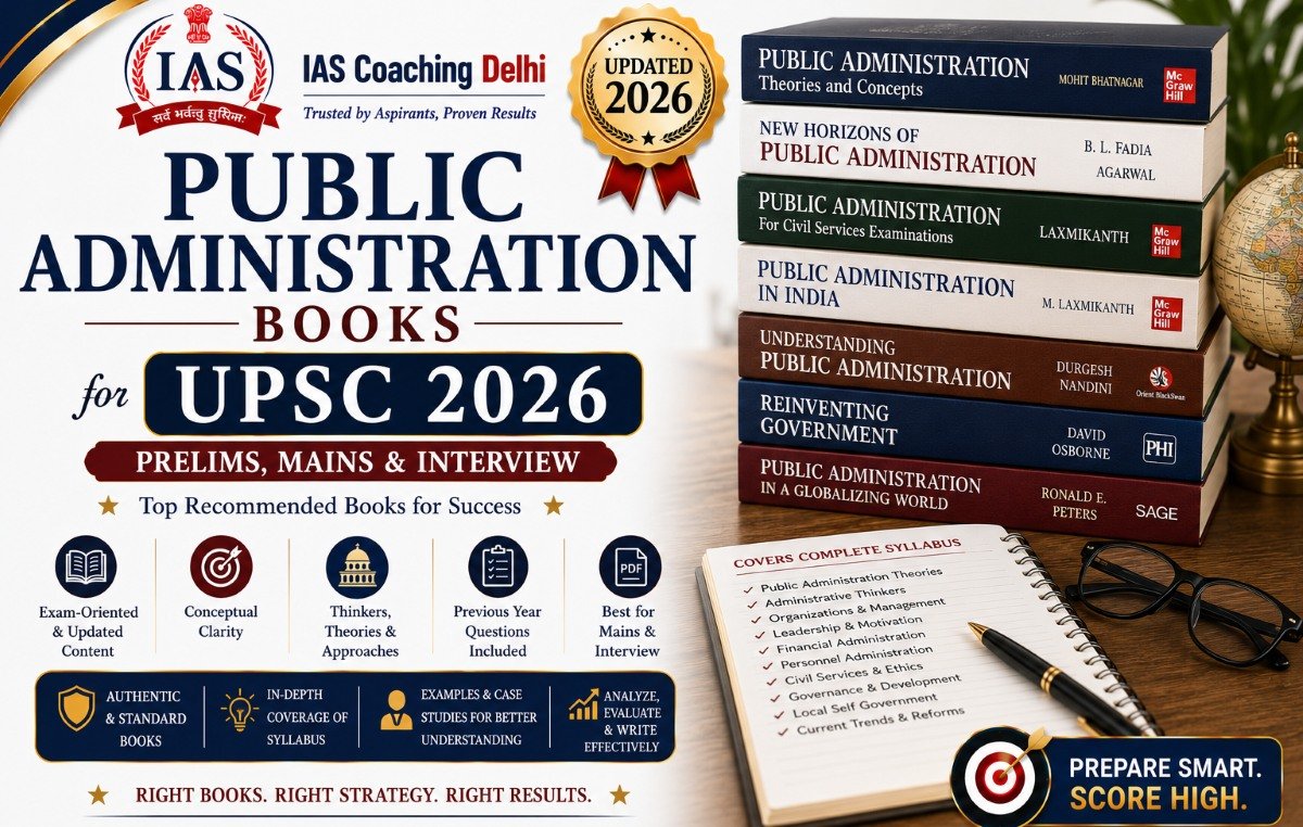 Best Public Administration Books for UPSC 2026