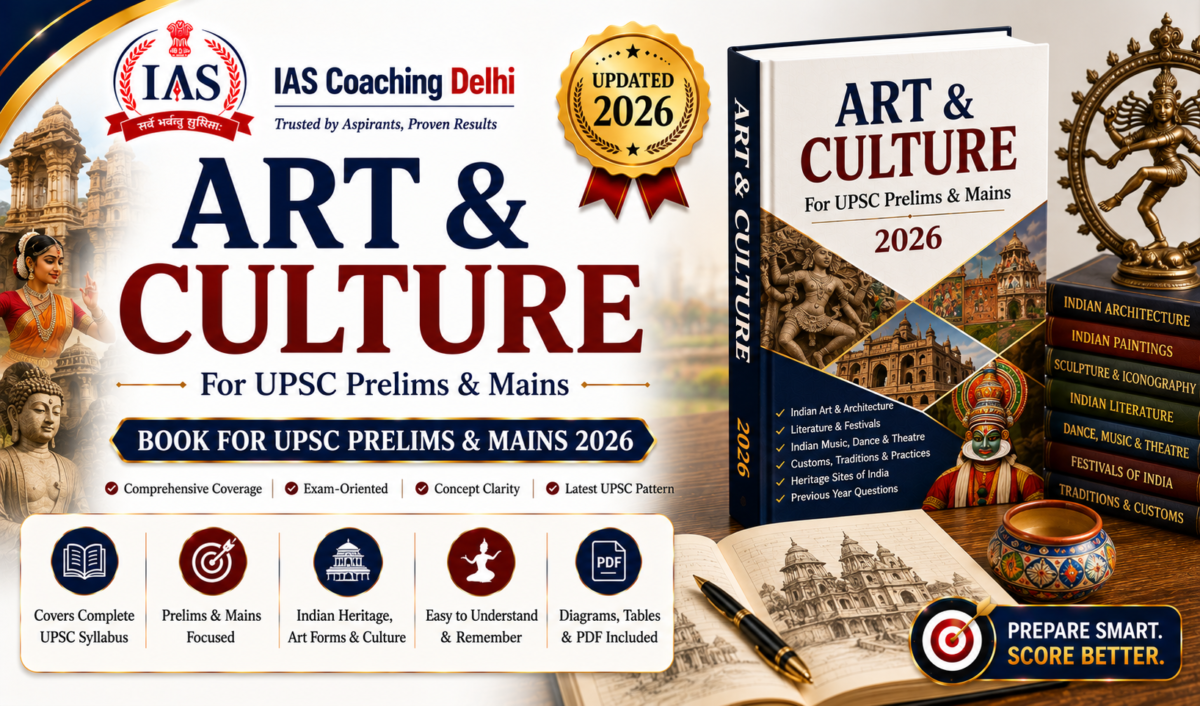 Art & Culture Book for UPSC Prelims and Mains 2026