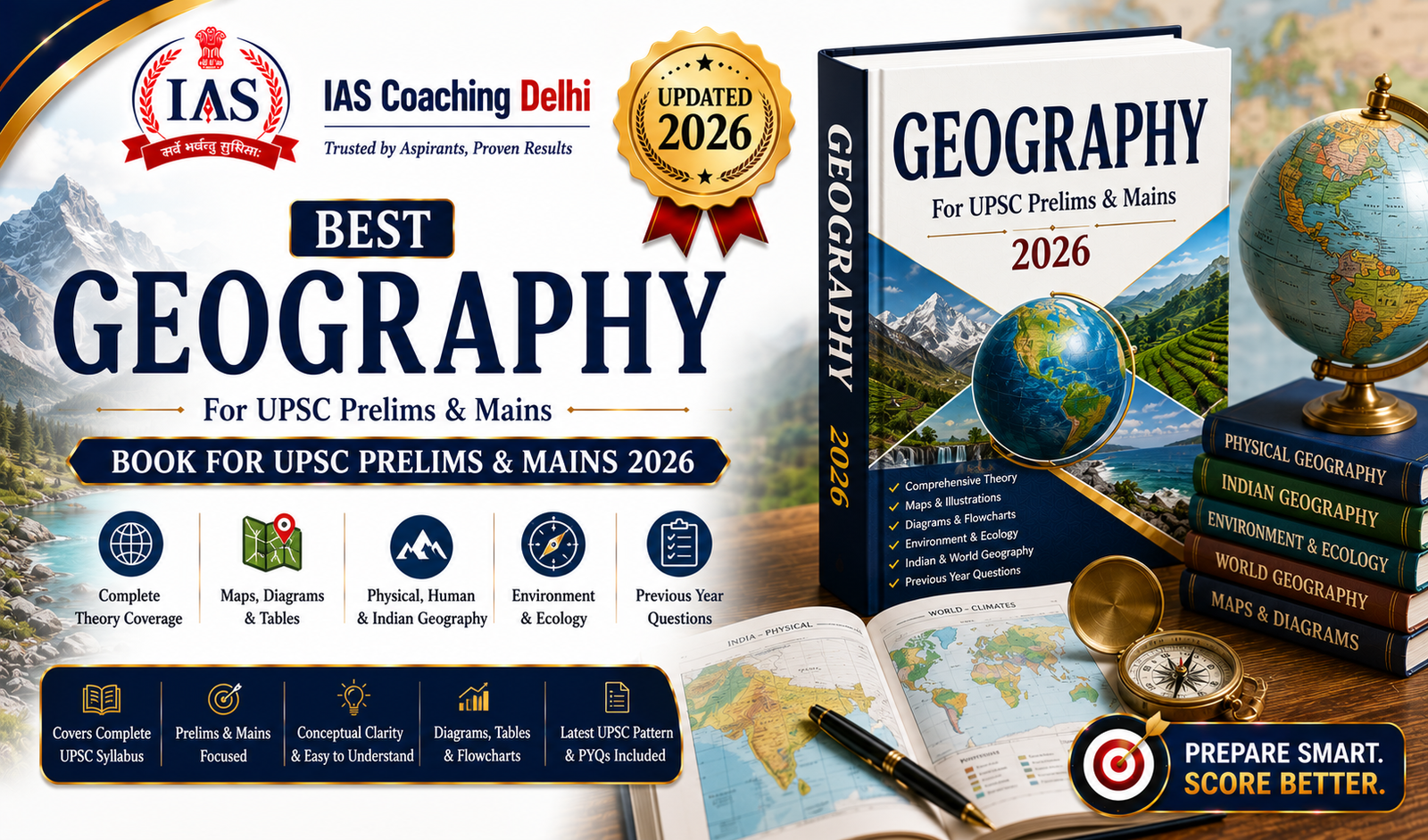 Best Geography Book for UPSC Prelims and Mains 2026