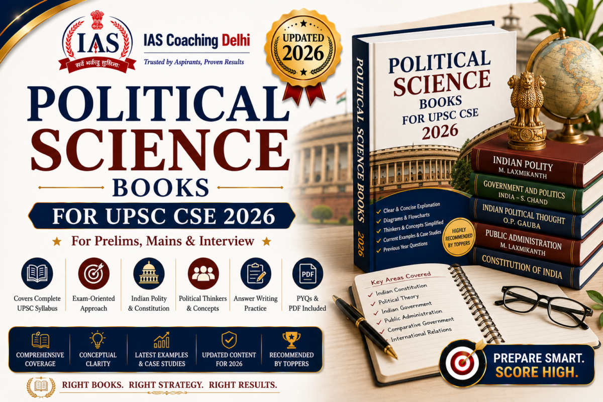 Best Political Science Books for UPSC CSE 2026