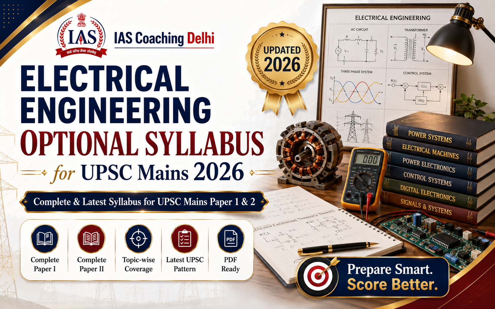 Electrical Engineering Optional Syllabus for UPSC Mains 2026