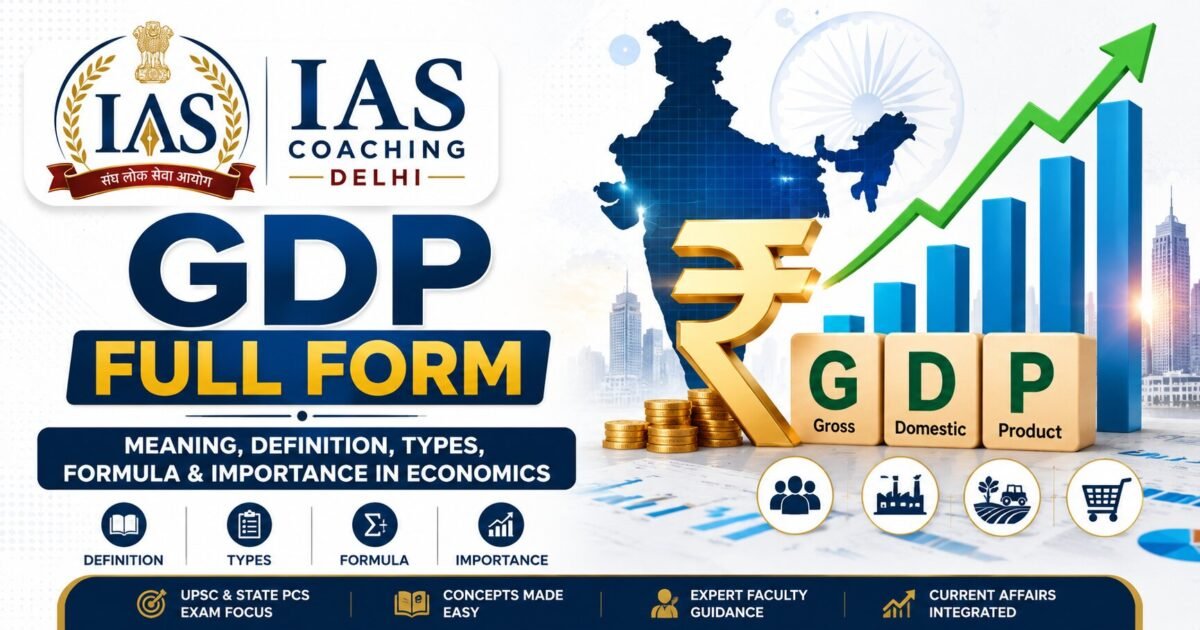 GDP – Full Form, Meaning & Complete Guide 2026
