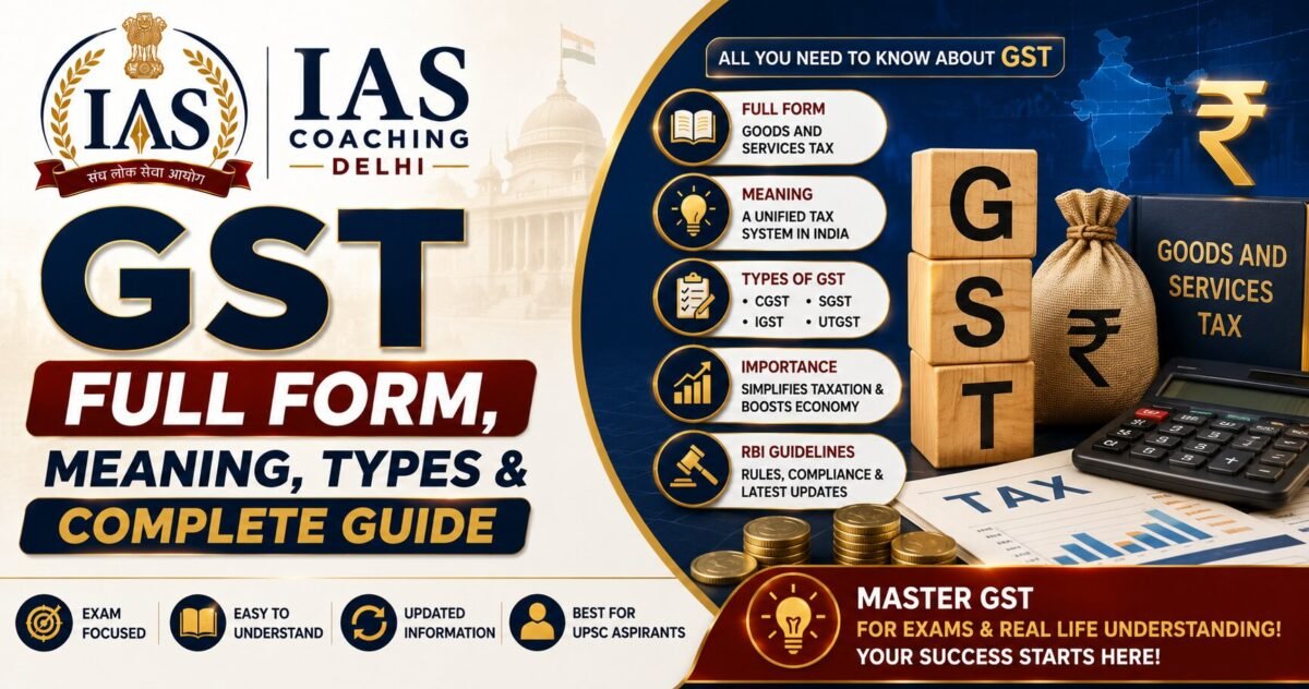 GST – Full Form, Meaning, Types and Complete Guide