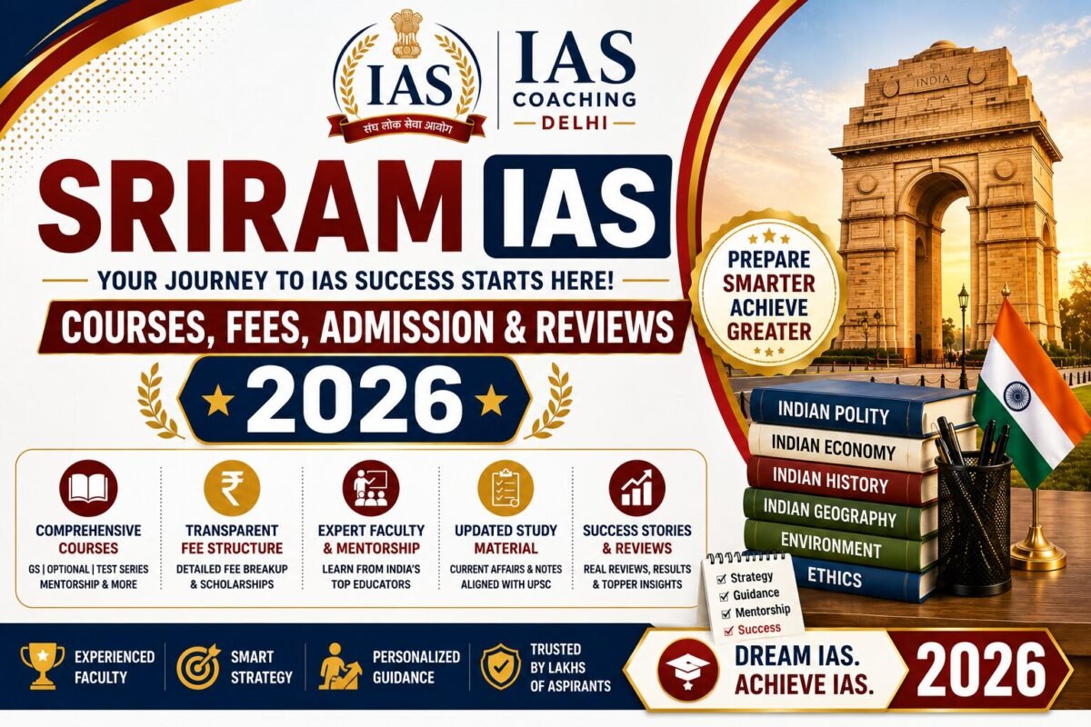 Sriram IAS – Courses, Fees, Admission & Reviews 2026