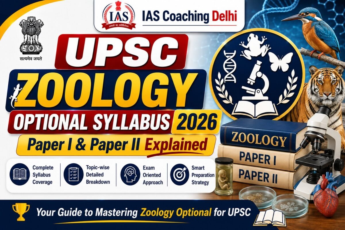 UPSC Zoology Optional Syllabus 2026: Paper I & II Explained